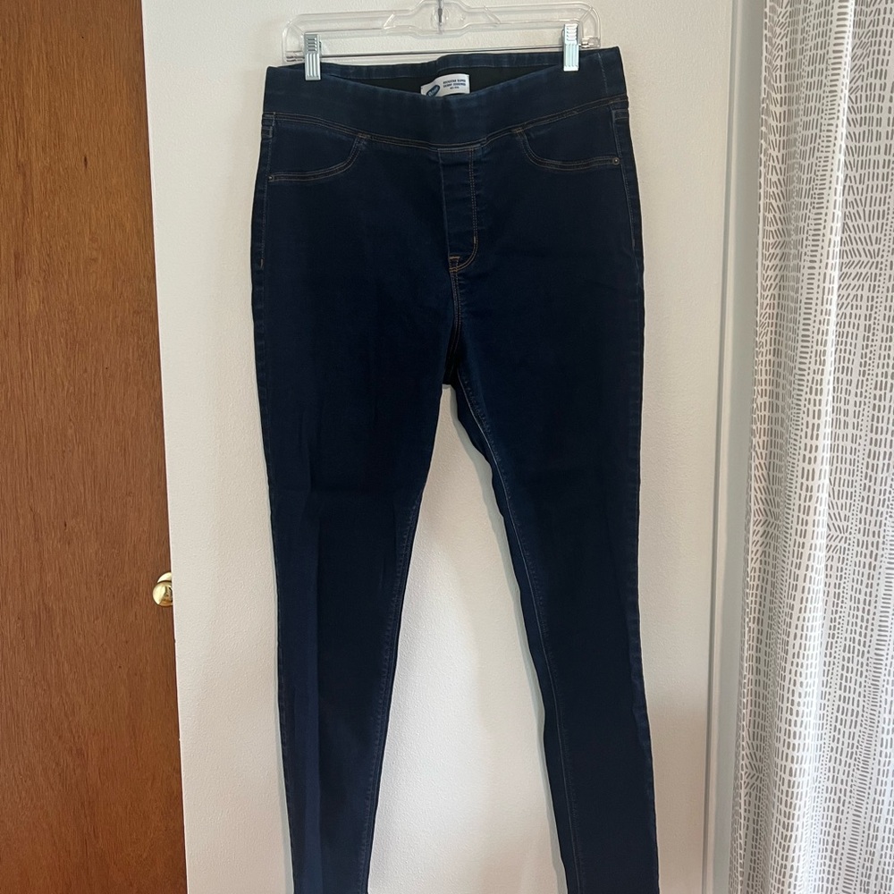 Old Navy Blue Rockstar Skinny Jeggings